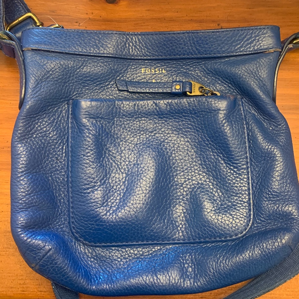 Fossil cross body Royal blue